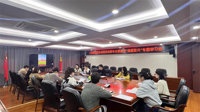 上投集团团支部开展团员和青年主题教育“强国复兴”专题学习